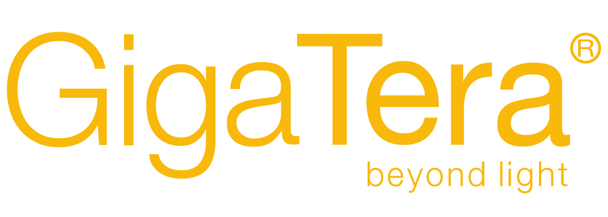 GigaTera Lighting Logo in Yellow